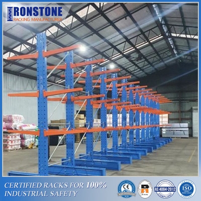 Qualité  Industrial Customized Anti-Rust Cantilever Racking System For Storing  Bulky Materials usine