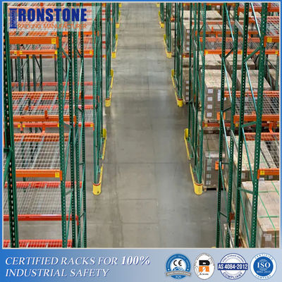 US Standard Steel Teardrop Style Pallet Racking for industrial storage solution