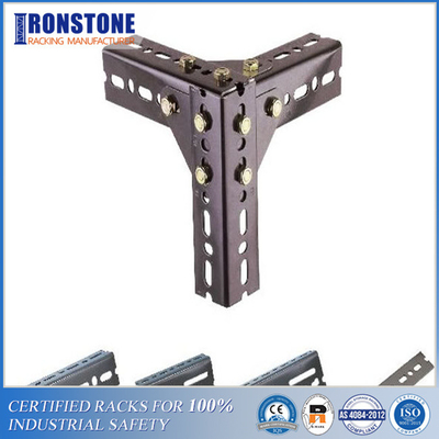Étirage encoché souple et durable de rayonnage d'angle anti-corrosion