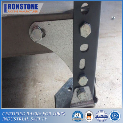 Étirage encoché souple et durable de rayonnage d'angle anti-corrosion