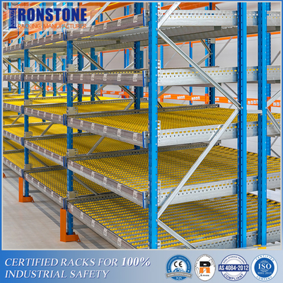 Support dynamique adapté aux besoins du client de stockage d'écoulement de carton de gravité