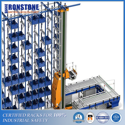 Système automatique futé de stockage et de récupération de solution d'étirage d'entrepôt