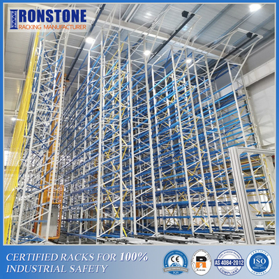 Système automatique futé de stockage et de récupération de solution d'étirage d'entrepôt