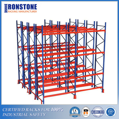 Double support profond en acier de la palette Q355 avec la densité doublée de stockage
