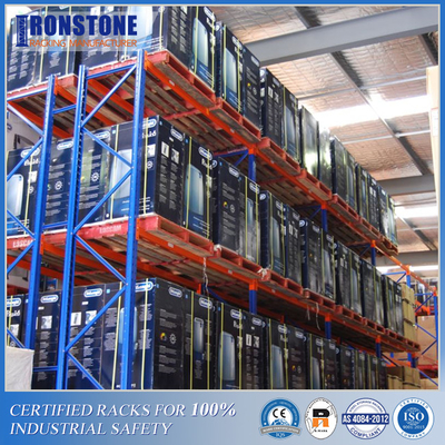 Double support profond en métal de stockage pour stocker les produits identiques