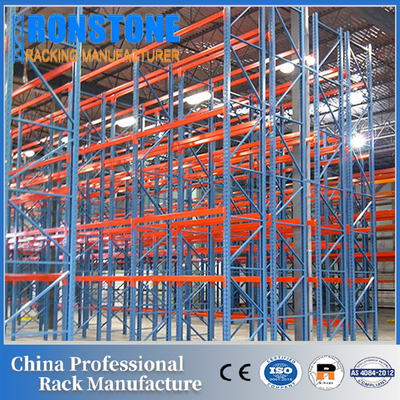 Support profond de stockage de palette en métal d'Unperishable d'inventaire de LIFO double