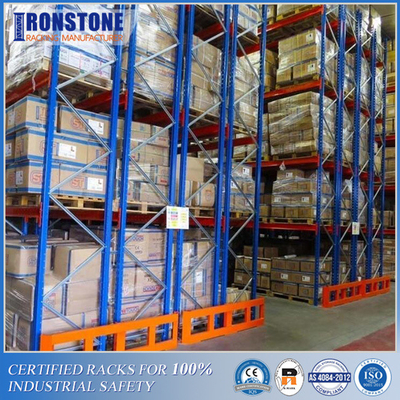 Système profond logistique de stockage en rayons de volume moyen double
