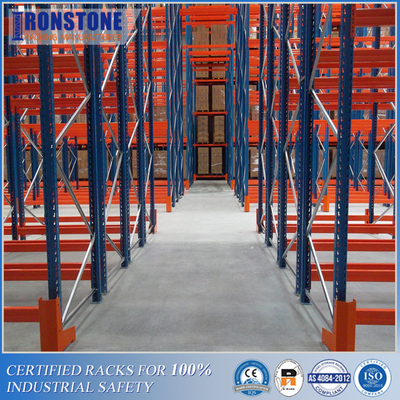 Double défilement ligne par ligne profond durable de palette pour le stockage industriel à haute densité