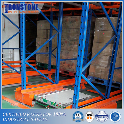 Support avancé de stockage d'entrepôt en métal de navette de palette de fabrication