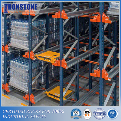 Support avancé de stockage d'entrepôt en métal de navette de palette de fabrication