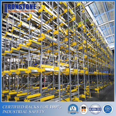 Support avancé de stockage d'entrepôt en métal de navette de palette de fabrication