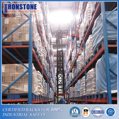 Système étroit même résistant de support de palette du bas-côté (VNA) pour le stockage des véhicules à moteur