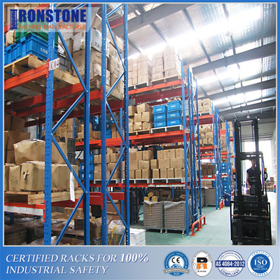 Étagère de stockage d'entrepôt industriel certifiée RMI/AS4084