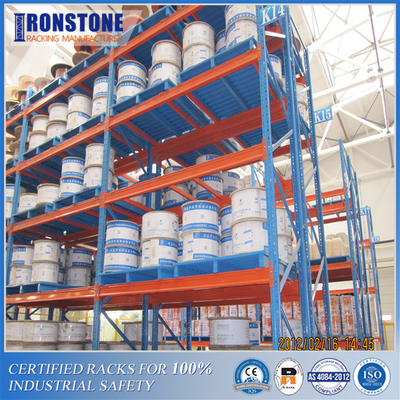 Étagère de stockage d'entrepôt industriel certifiée RMI/AS4084