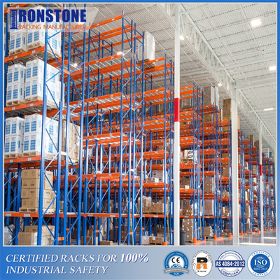 Étagère de stockage d'entrepôt industriel certifiée RMI/AS4084