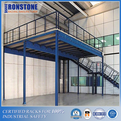 Mezzanine industrielle en acier indépendante
