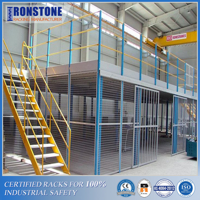 Mezzanine industrielle en acier indépendante