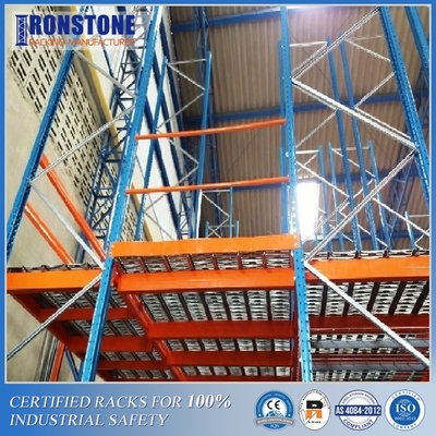Mezzanine industrielle en acier indépendante
