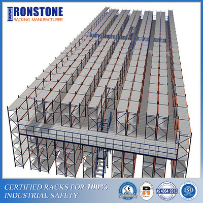 Systèmes de plancher à mezzanine avec support de rack de stockage certifié