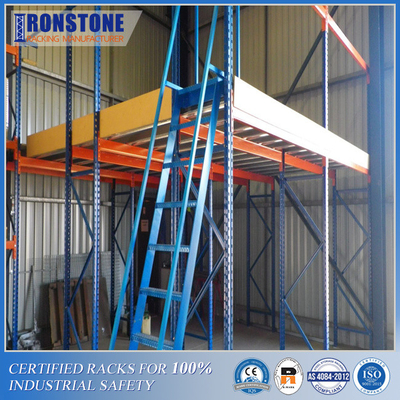 Système de stockage industriel à plusieurs niveaux de mezzanine