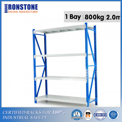 Rayonnage d'envergure de garage réglable en métal long